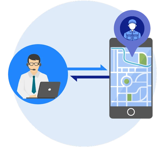 地図アプリと連動