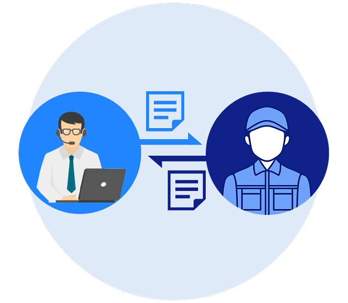 作業報告書の提出機能