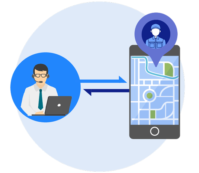 地図アプリと連動